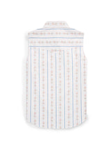 Women's Ely Walker White Horseshoe Wallpaper Floral Print Sleeveless Shirt - Ely Cattleman - Flyclothing LLC