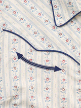 Women's Ely Walker Ecru Wallpaper Floral Print Western Snap Shirt