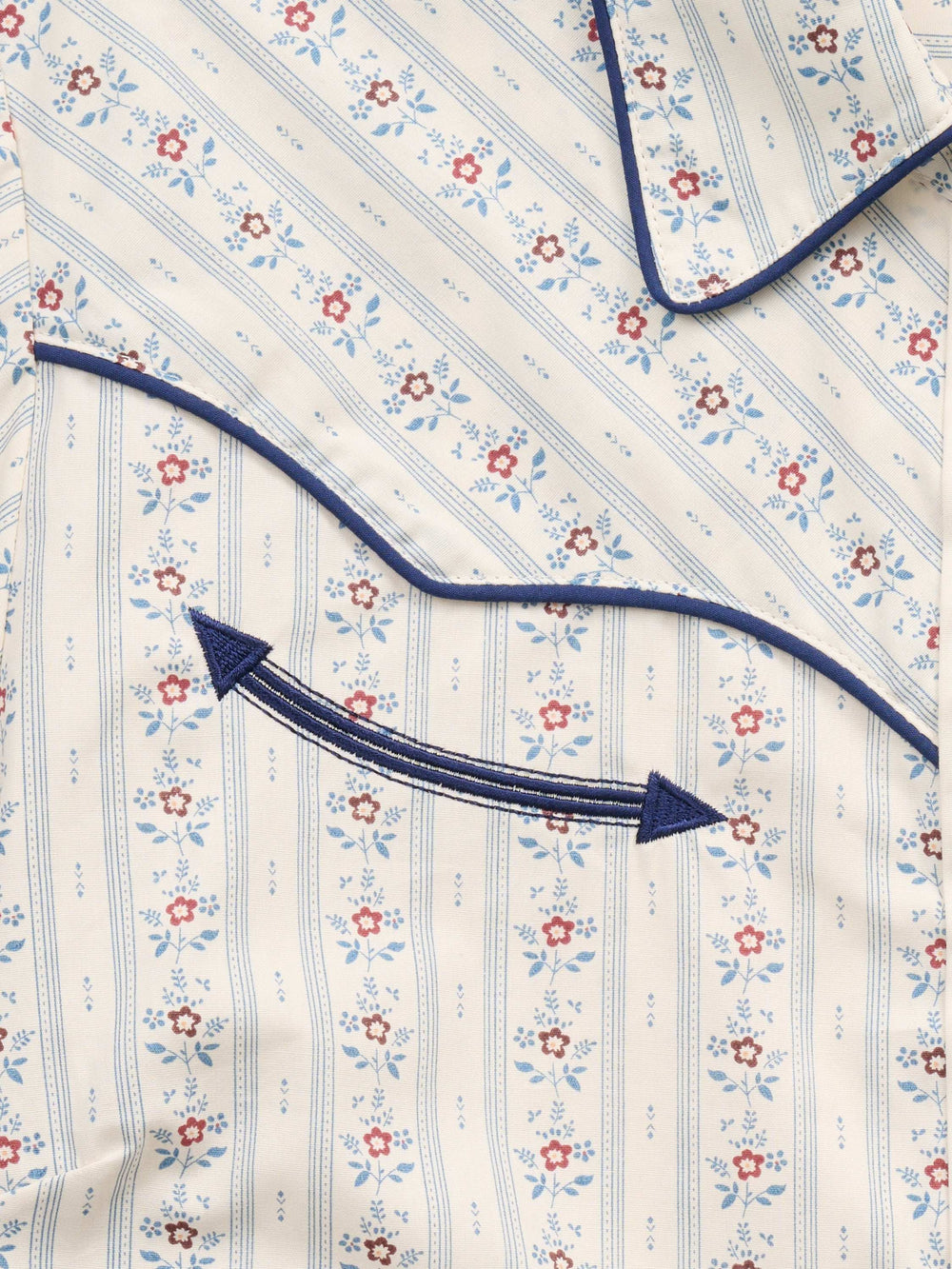 Women's Ely Walker Ecru Wallpaper Floral Print Western Snap Shirt - Ely Cattleman - Flyclothing LLC