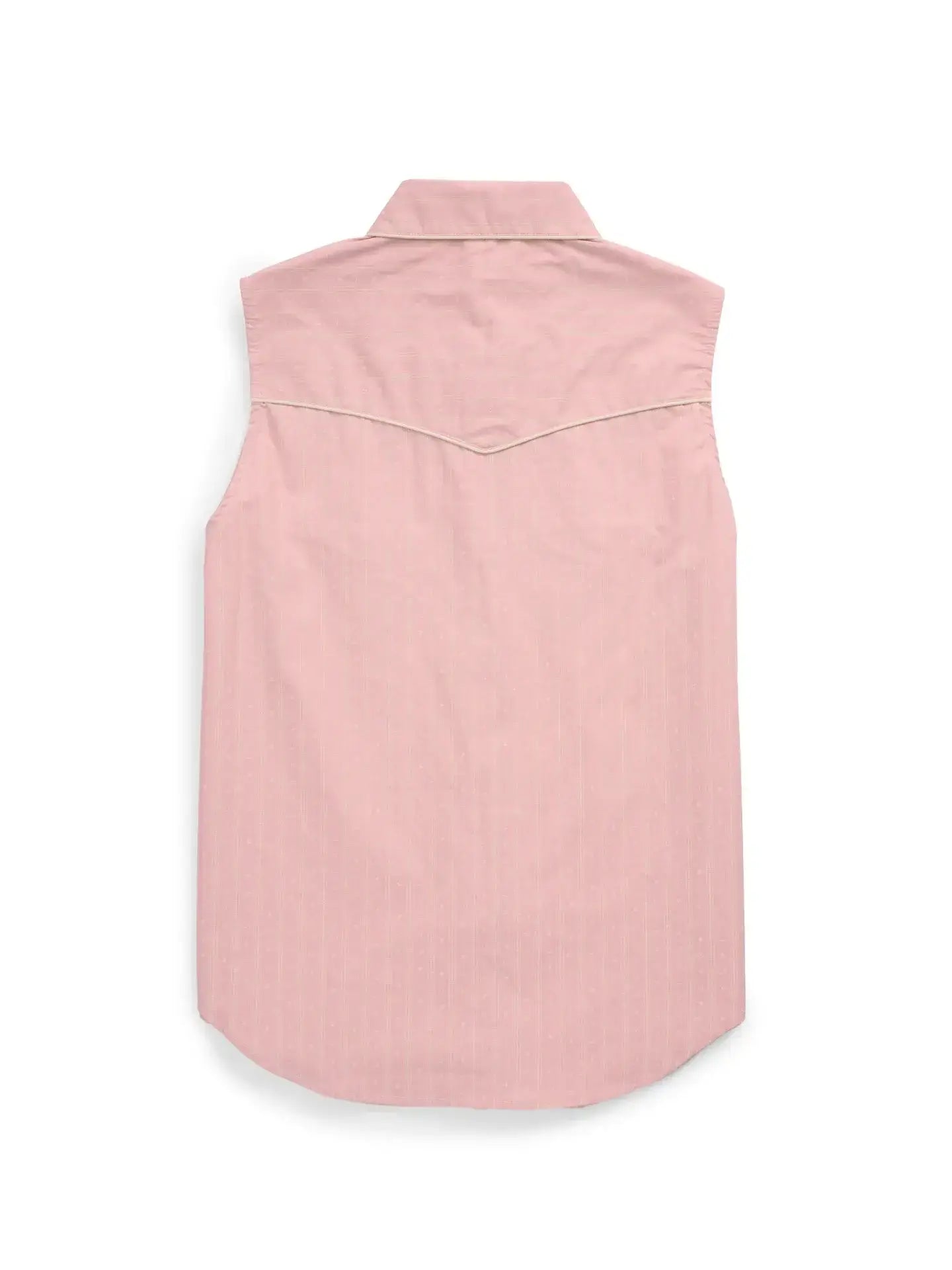 Women's Ely Walker Dusty Pink Western Motif Print Sleeveless Shirt - Ely Cattleman - Flyclothing LLC