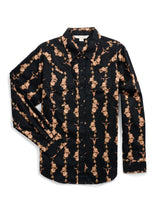 Women's Ely & Walker Black Rose Print Western Snap Shirt - Ely Cattleman - Flyclothing LLC