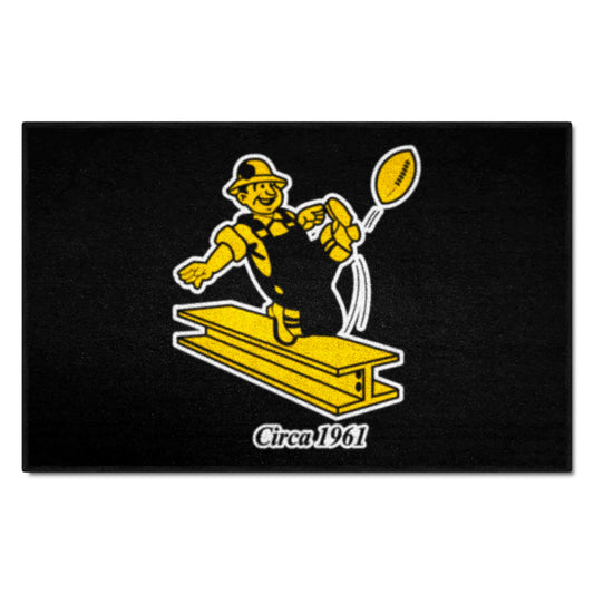 Pittsburgh Steelers Starter Mat Accent Rug - 19in. x 30in., NFL Vintage - Pittsburgh Steelers