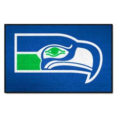 Seattle Seahawks Starter Mat Accent Rug - 19in. x 30in., NFL Vintage - Seattle Seahawks