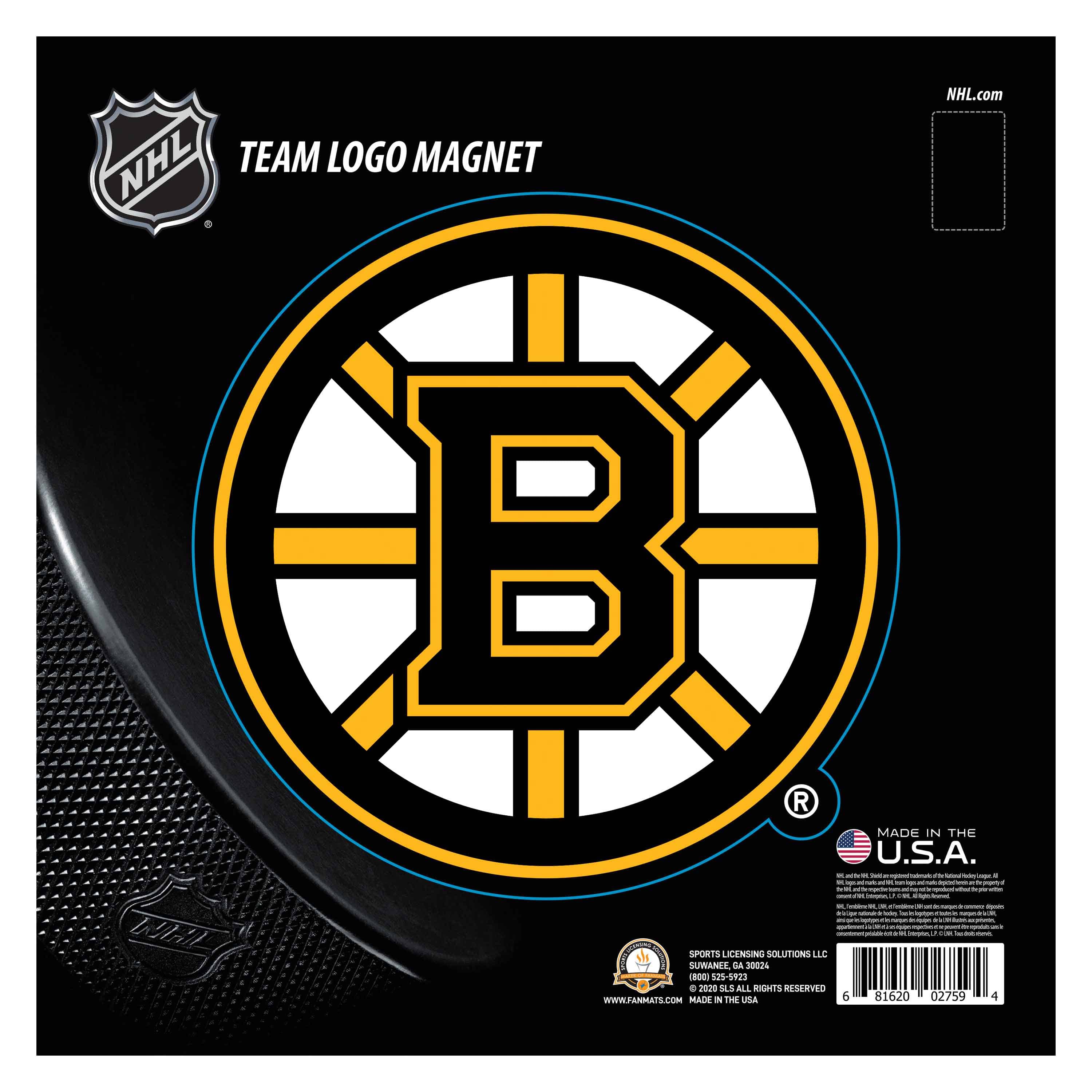 Boston Bruins Large Team Logo Magnet 10" (8.7329"x8.3078") - Boston Bruins