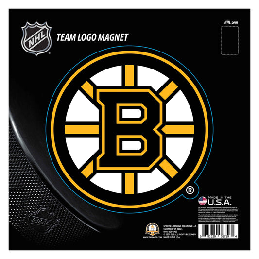 Boston Bruins Large Team Logo Magnet 10" (8.7329"x8.3078") - Boston Bruins