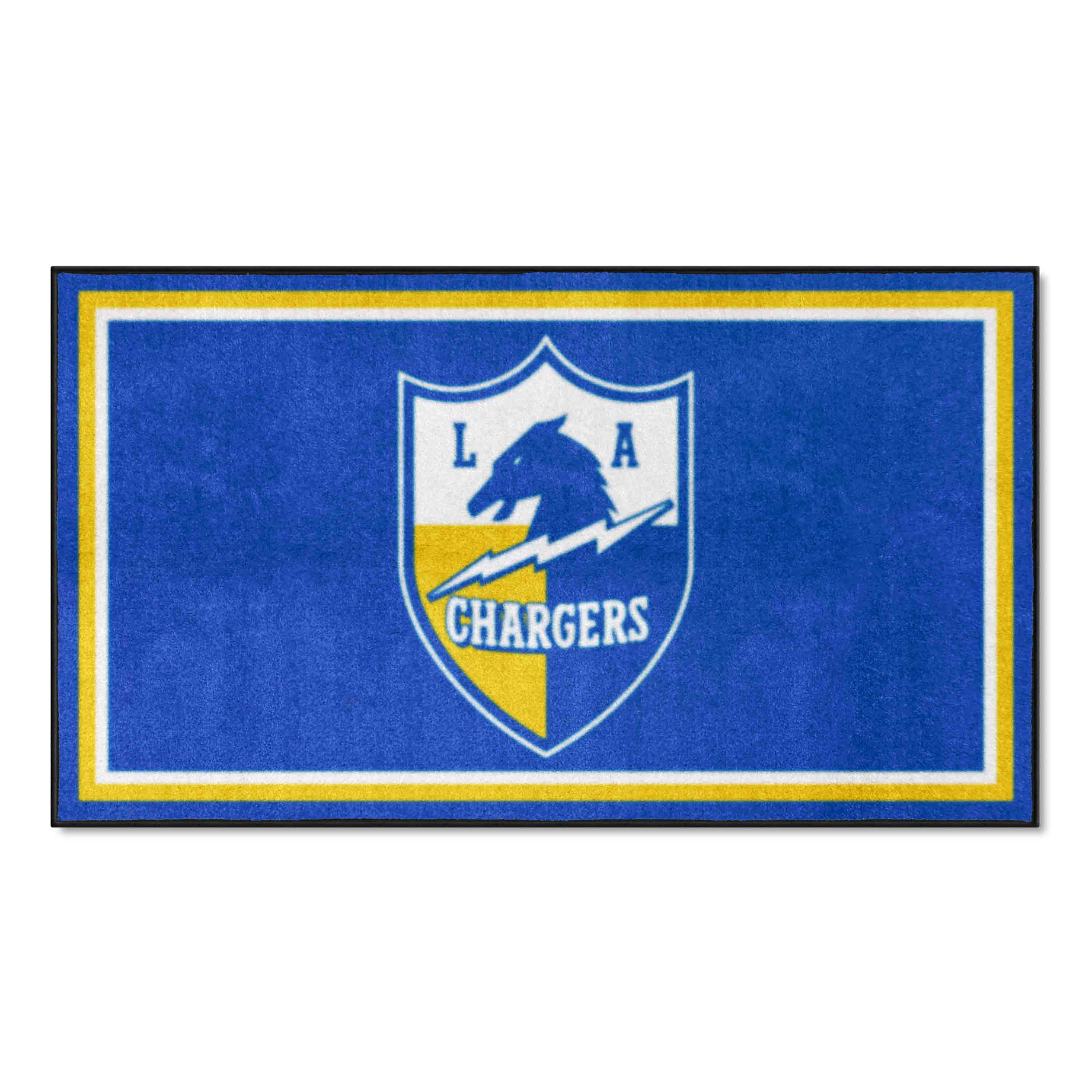 Los Angeles Chargers 3ft. x 5ft. Plush Area Rug, NFL Vintage - Los Angeles Chargers