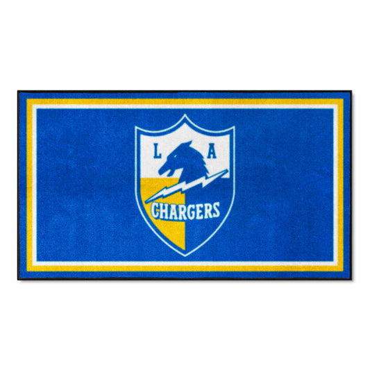 Los Angeles Chargers 3ft. x 5ft. Plush Area Rug, NFL Vintage - Los Angeles Chargers