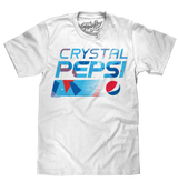 Crystal Pepsi Throwback Logo T-Shirt - White