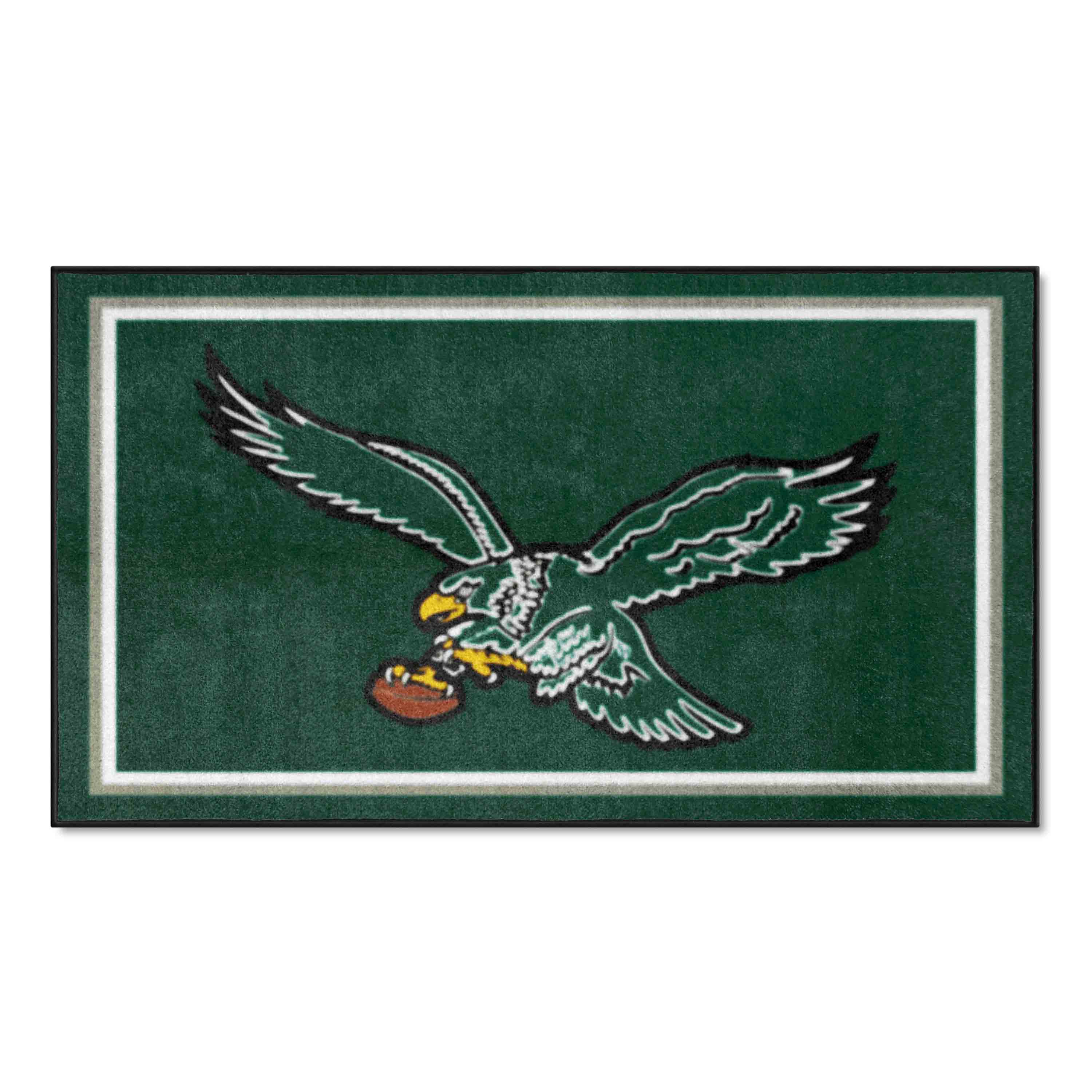 Philadelphia Eagles 3ft. x 5ft. Plush Area Rug, NFL Vintage - Philadelphia Eagles