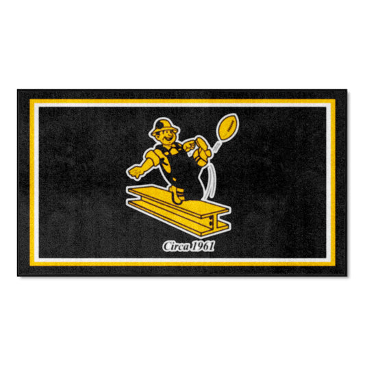 Pittsburgh Steelers 3ft. x 5ft. Plush Area Rug, NFL Vintage - Pittsburgh Steelers