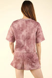 VERY J Quilted Washed Crop Top and Shorts Set - Trendsi