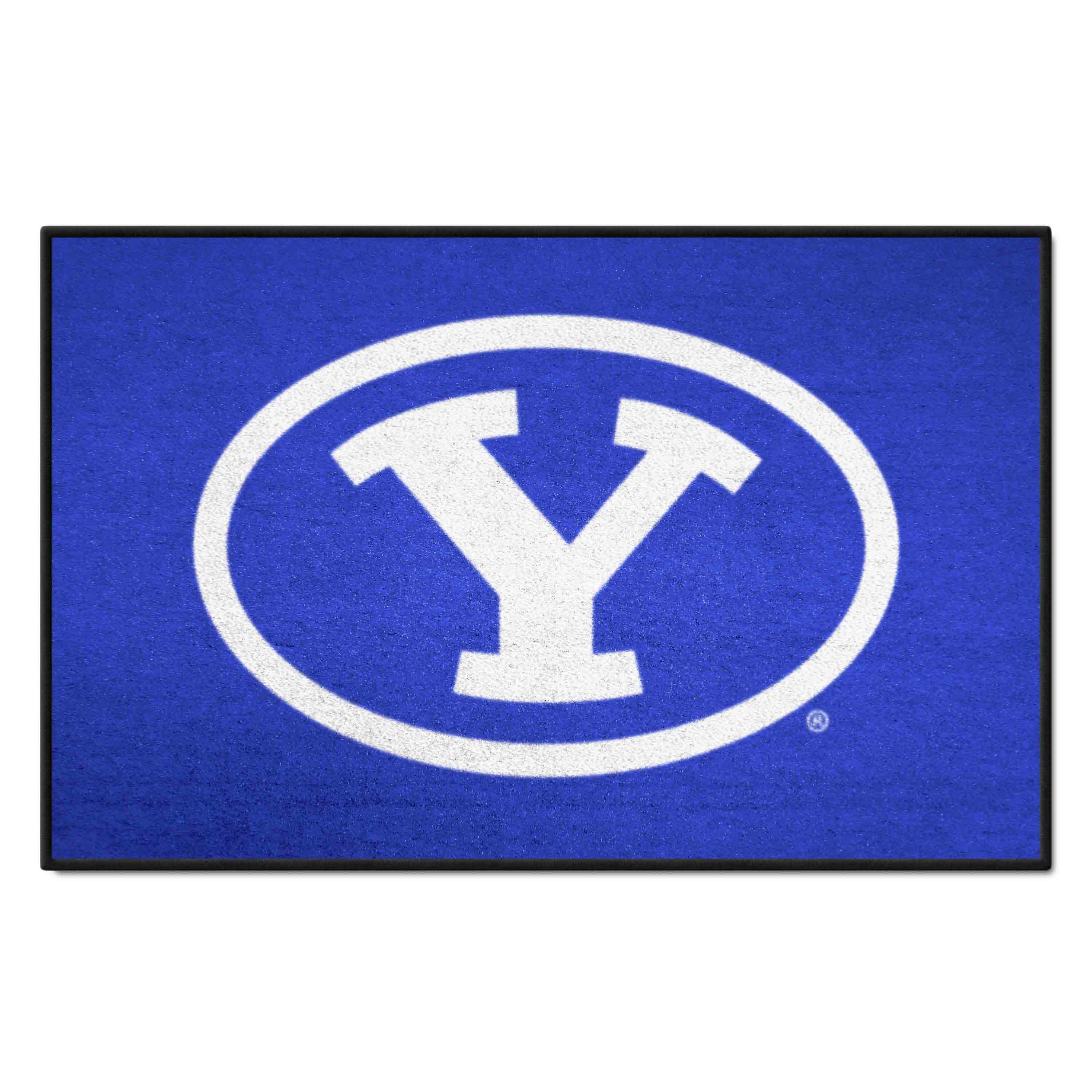 BYU Cougars Starter Mat Accent Rug - 19in. x 30in. - BYU