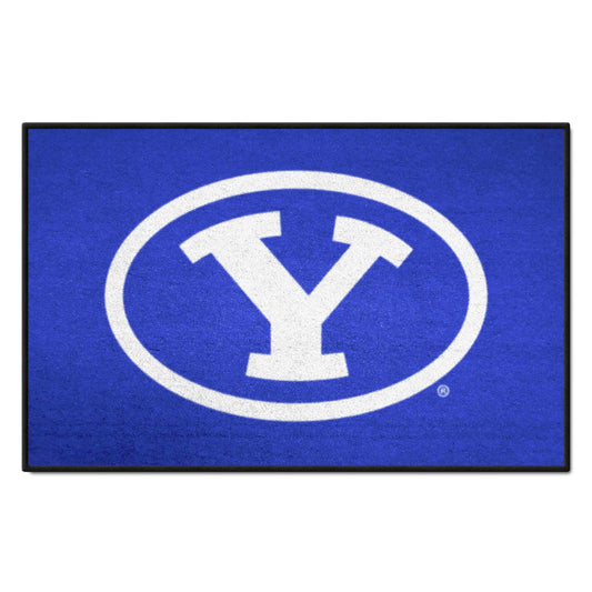 BYU Cougars Starter Mat Accent Rug - 19in. x 30in. - BYU