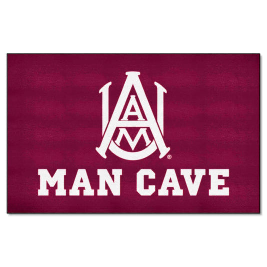 Alabama A&M Bulldogs Man Cave Ulti-Mat Rug - 5ft. x 8ft. - Alabama A&M