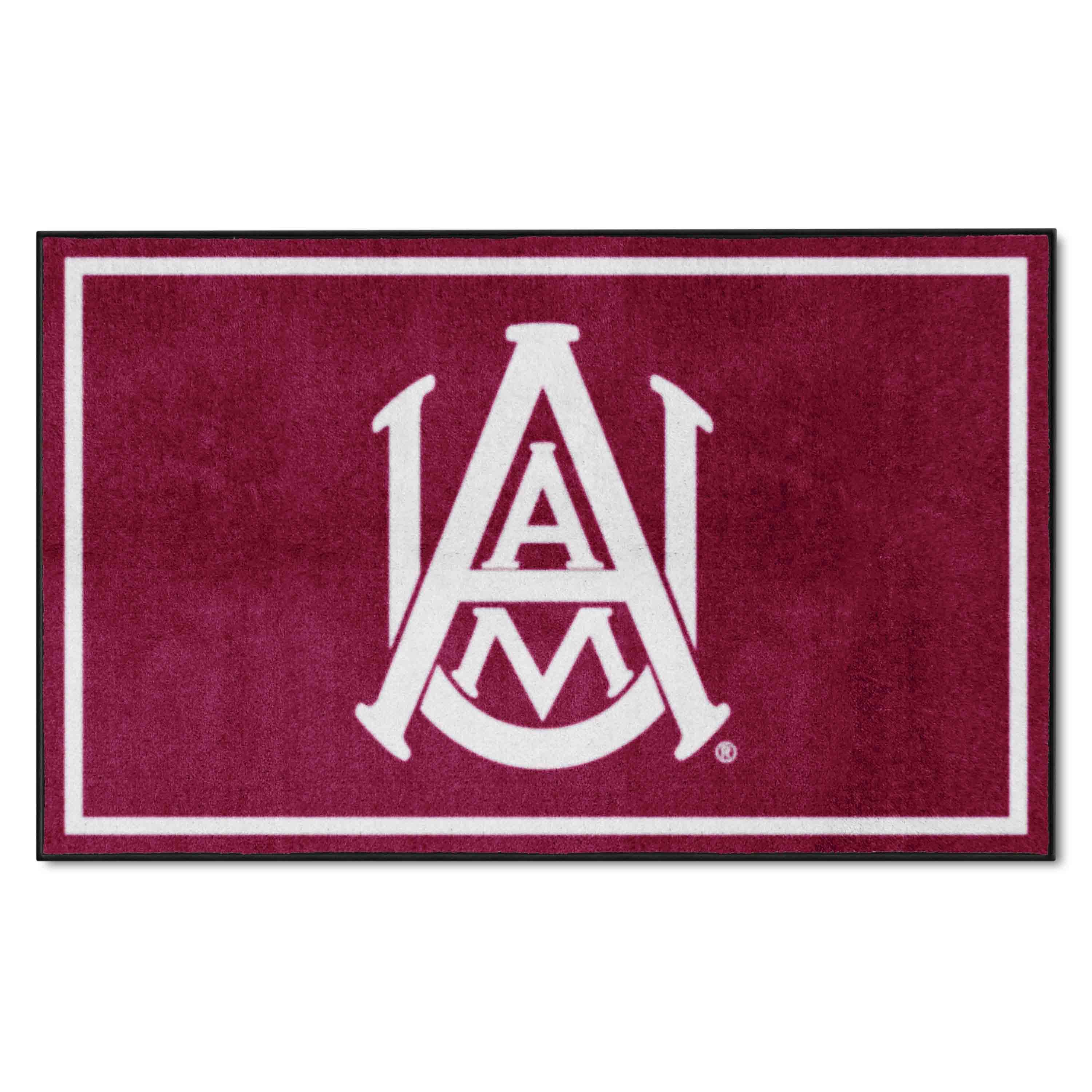 Alabama A&M Bulldogs 4ft. x 6ft. Plush Area Rug - Alabama A&M