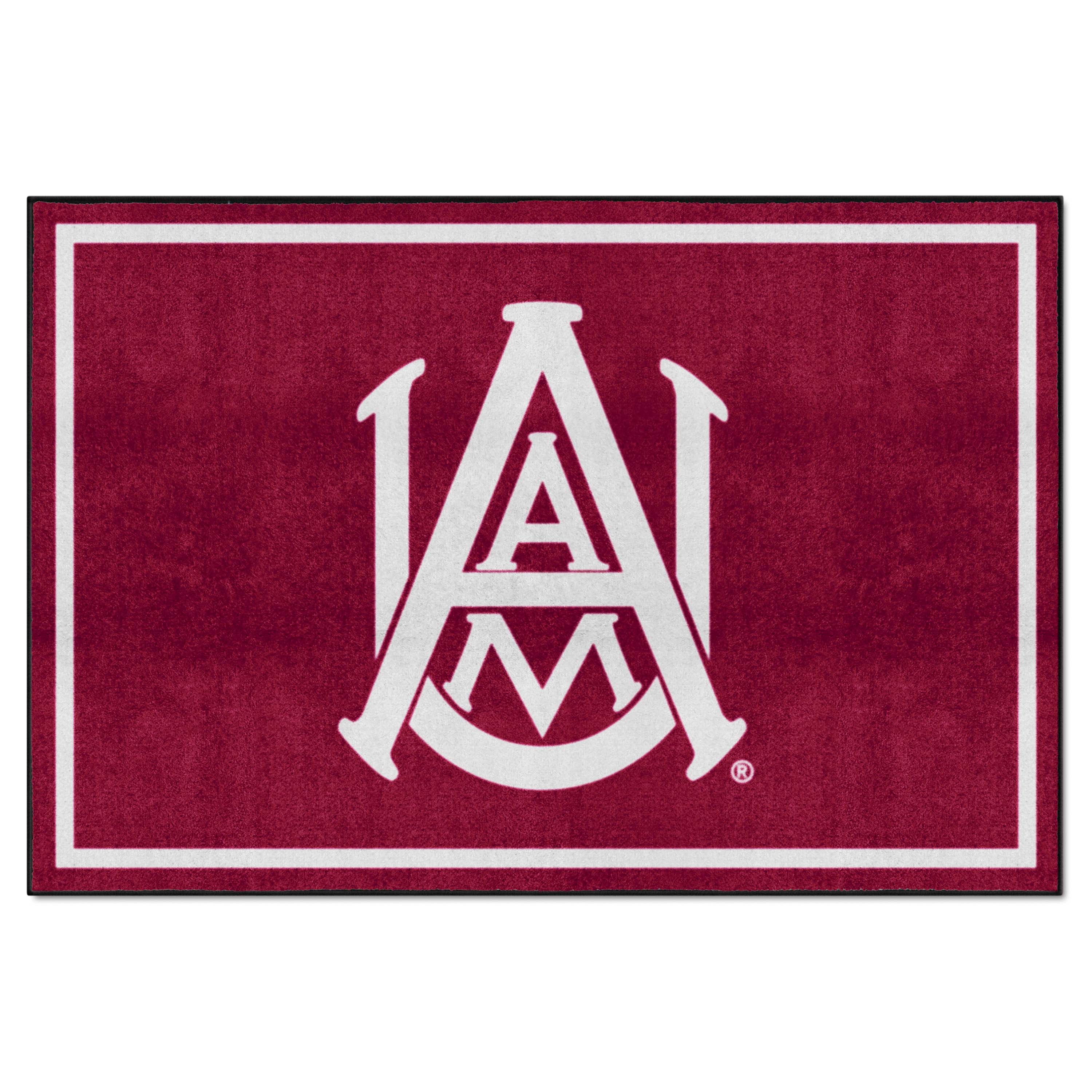 Alabama A&M Bulldogs 5ft. x 8 ft. Plush Area Rug - Alabama A&M