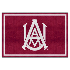 Alabama A&M Bulldogs 5ft. x 8 ft. Plush Area Rug - Alabama A&M