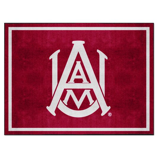 Alabama A&M Bulldogs 8ft. x 10 ft. Plush Area Rug - Alabama A&M