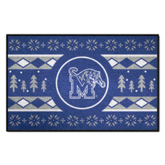 Memphis Tigers Holiday Sweater Starter Mat Accent Rug - 19in. x 30in. - Memphis