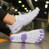 Elastic Lock Laces Mesh Contrast Breathable Athletic - Trendsi
