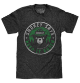 Smokey Says "Keep it Green, Prevent Wildfires" T-Shirt - Gray
