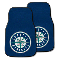 Seattle Mariners Front Carpet Car Mat Set - 2 Pieces - Seattle Mariners