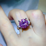 5 Carat Moissanite 925 Sterling Silver Ring - Trendsi - Flyclothing LLC
