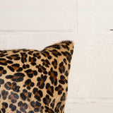 18" Black and Orange Cowhide Throw Pillow - Homeroots - Flyclothing LLC