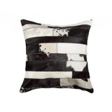 18" X 18" X 5" Madrid White Torino Kobe Cowhide Pillow - Homeroots - Flyclothing LLC