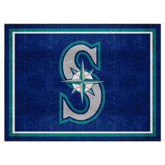 Seattle Mariners 8ft. x 10 ft. Plush Area Rug - Seattle Mariners