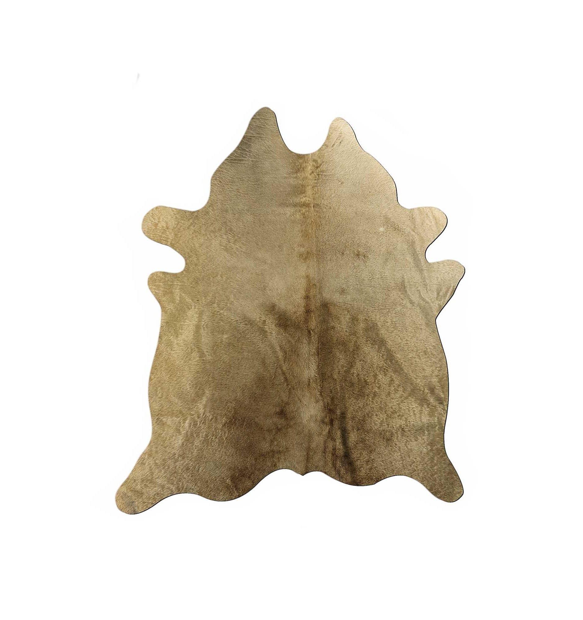 72" X 84" Taupe Cowhide Area Rug - Homeroots - Flyclothing LLC