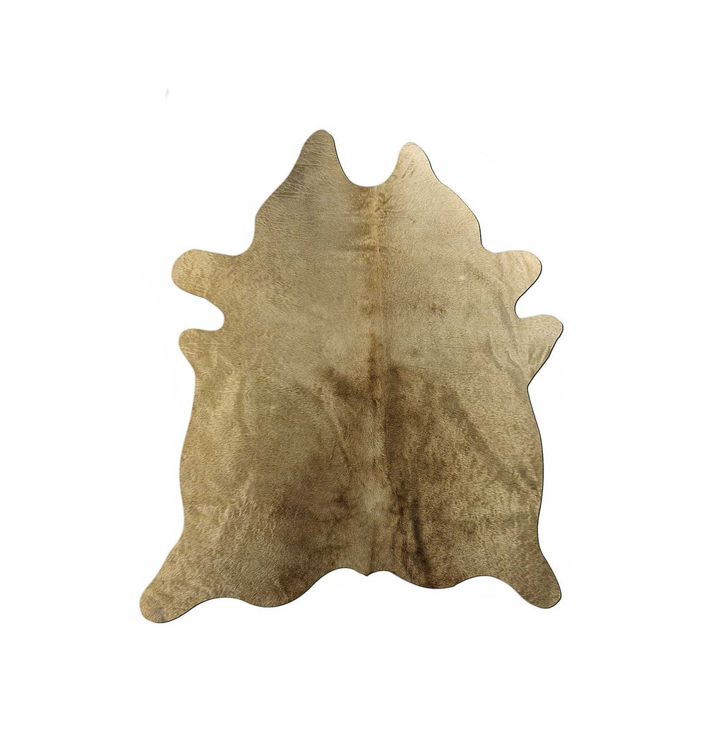 72" X 84" Taupe Cowhide Area Rug - Homeroots - Flyclothing LLC