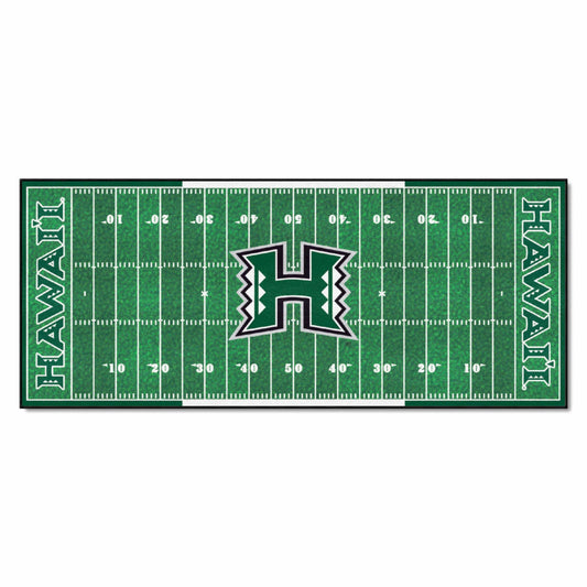Hawaii Rainbows Field Runner Mat - 30in. x 72in. - Hawaii
