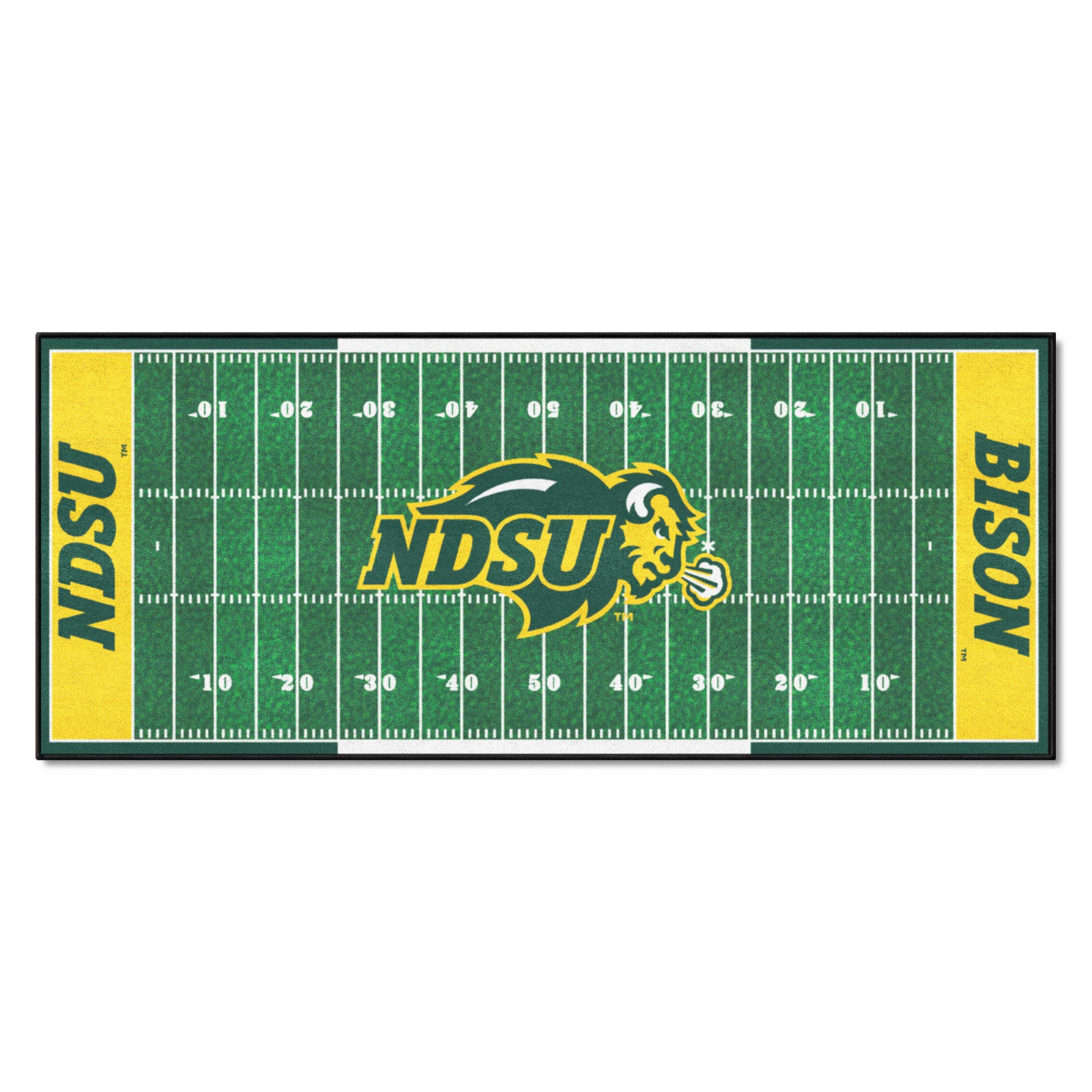 North Dakota State Bison Field Runner Mat - 30in. x 72in. - North Dakota State