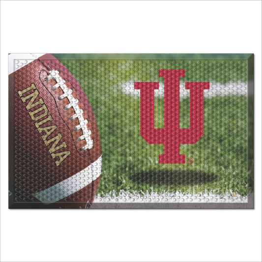 Indiana Hooisers Rubber Scraper Door Mat - Indiana