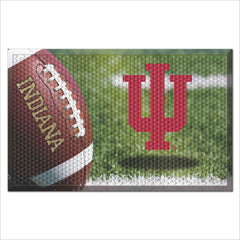 Indiana Hooisers Rubber Scraper Door Mat - Indiana
