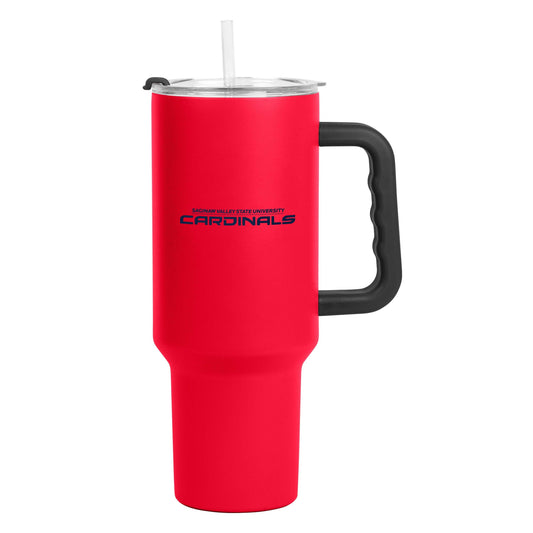Saginaw Valley State 40oz Flipside Powder Coat Tumbler - Logo Brands - Flyclothing LLC