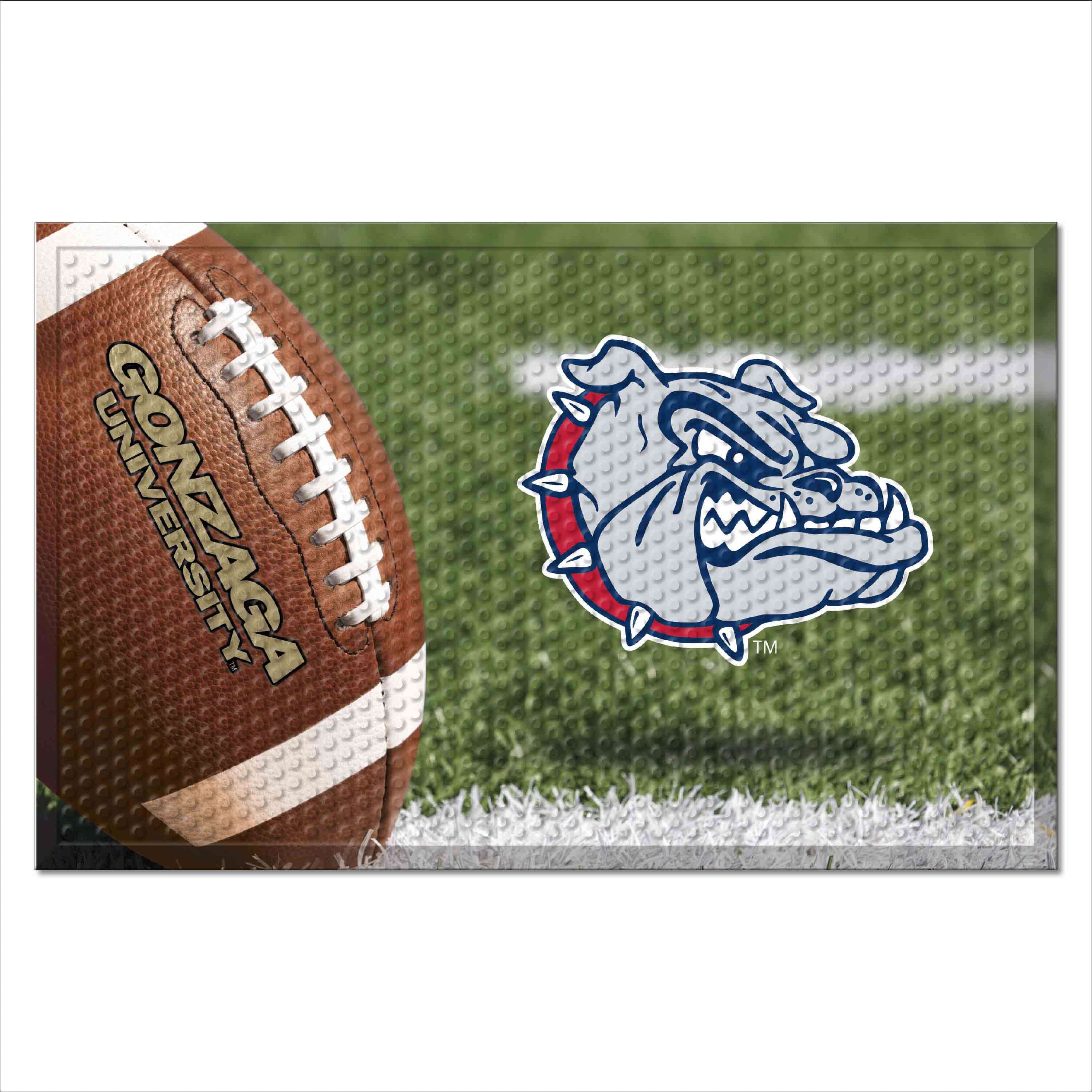 Gonzaga Bulldogs Rubber Scraper Door Mat - Gonzaga