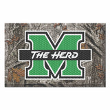 Marshall Thundering Herd Rubber Scraper Door Mat Camo - Marshall