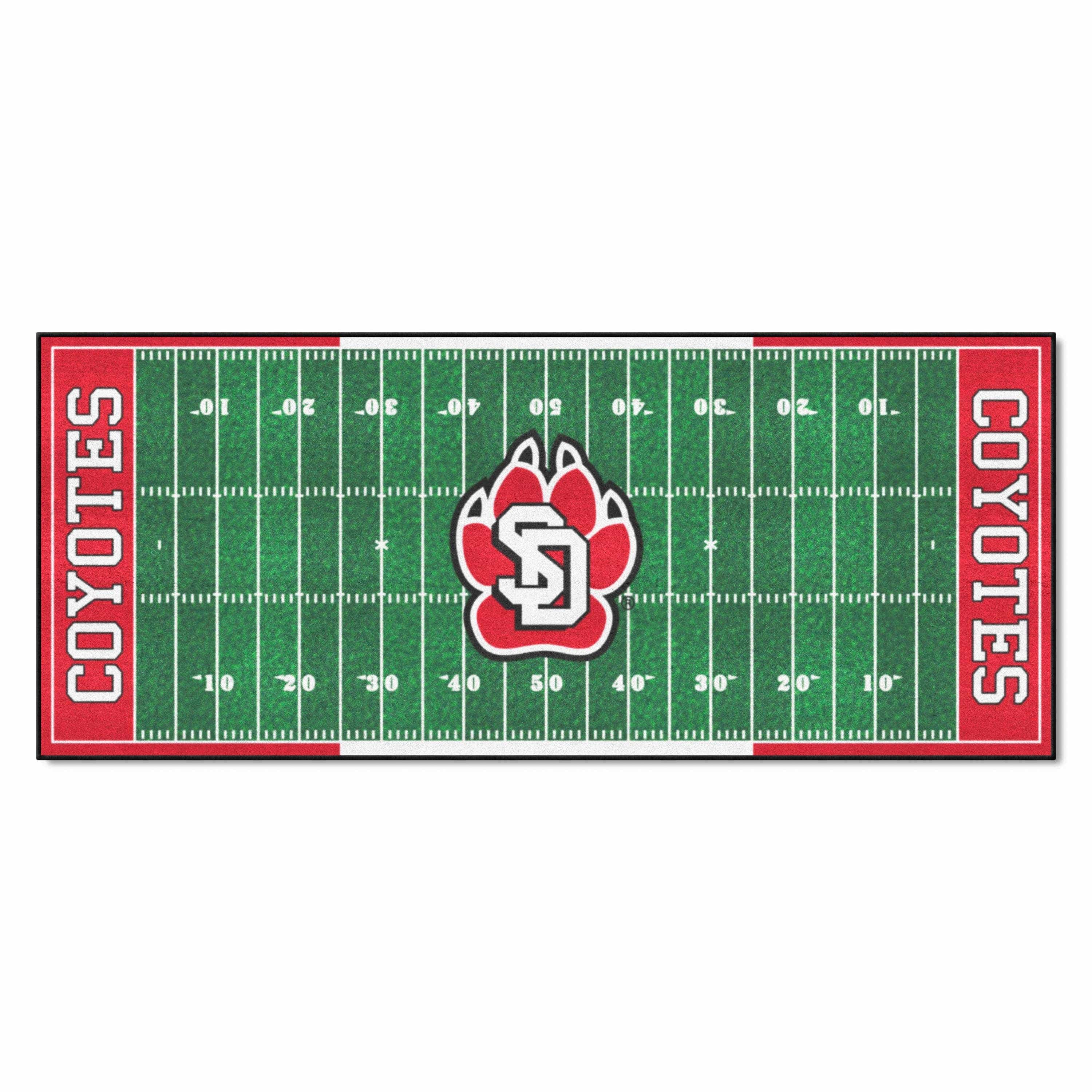 South Dakota Coyotes Field Runner Mat - 30in. x 72in.