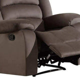 Three Piece Indoor Brown Microsuede Six Person Seating Set - Homeroots - Flyclothing LLC