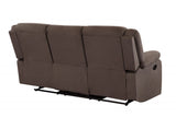 40" Contemporary Brown Fabric Sofa - Homeroots