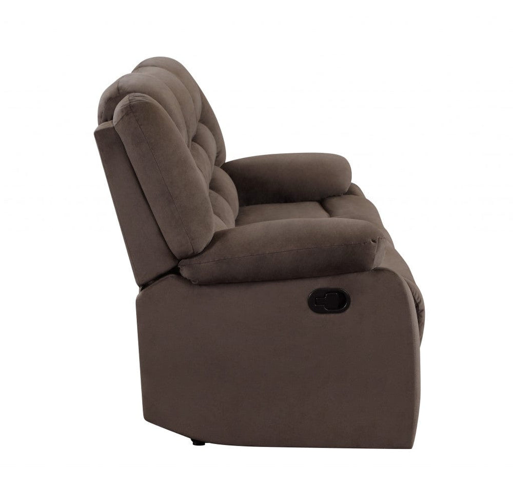 40" Contemporary Brown Fabric Chair - Homeroots - Flyclothing LLC