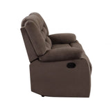 40" Contemporary Brown Fabric Chair - Homeroots - Flyclothing LLC