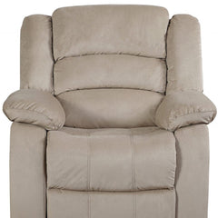 Three Piece Indoor Beige Microsuede Six Person Seating Set - Homeroots