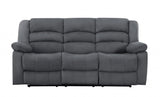 40" Contemporary Grey Fabric Sofa - Homeroots