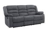 40" Contemporary Grey Fabric Sofa - Homeroots