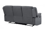 40" Contemporary Grey Fabric Sofa - Homeroots
