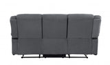 40" Contemporary Grey Fabric Sofa - Homeroots