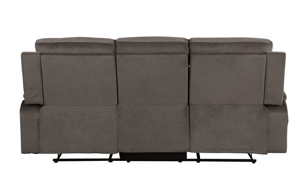 40" Modern Brown Fabric Sofa - Homeroots